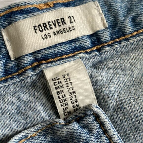 Forever 21 Button Fly Jeans Womens Size 27 - Picture 6 of 7